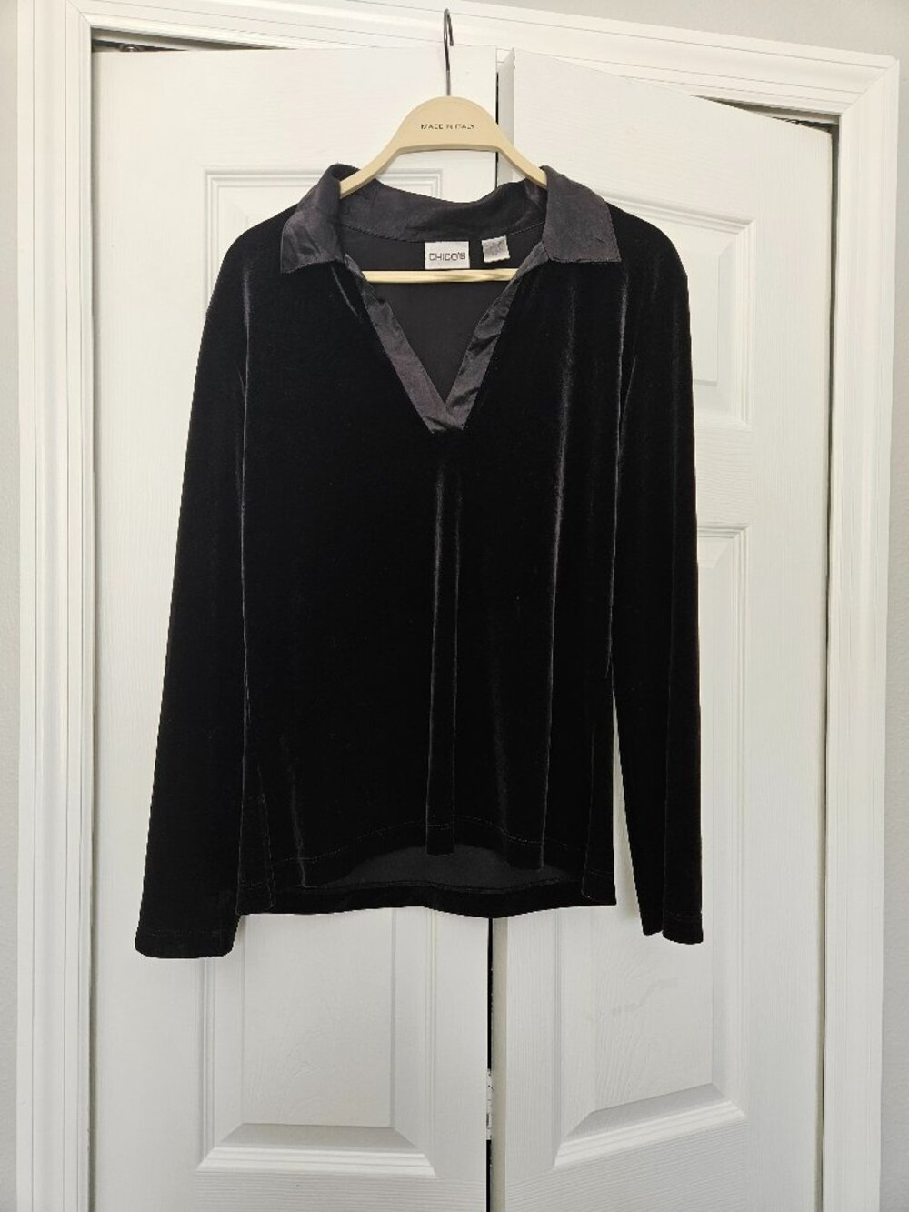 Black Pullover Half-Zip Sweater